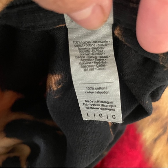 Custom Tie Dye Tee Size L - Picture 4 of 4